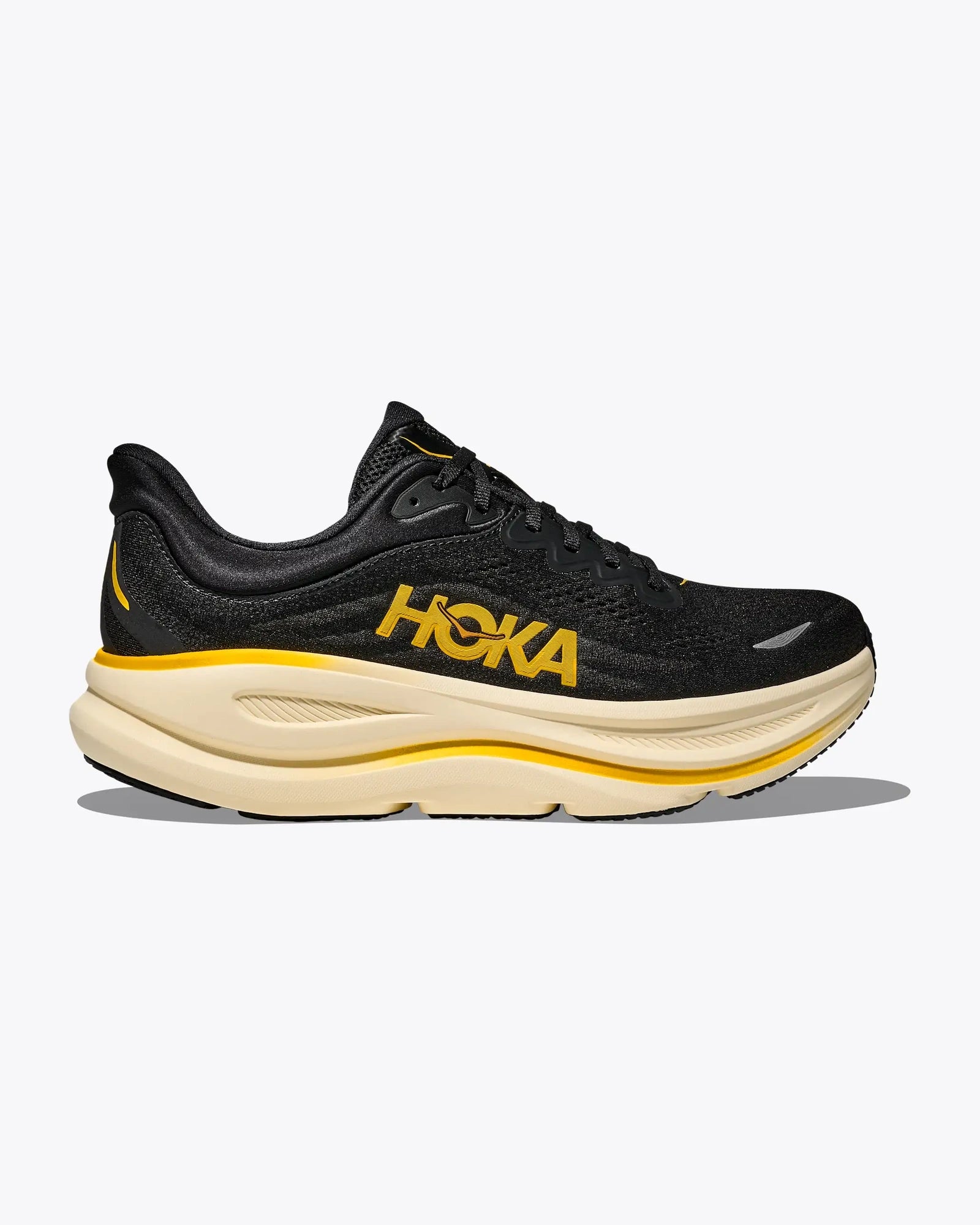 HOKA Bondi 9 'Carbon Black/Yellow Gold'
