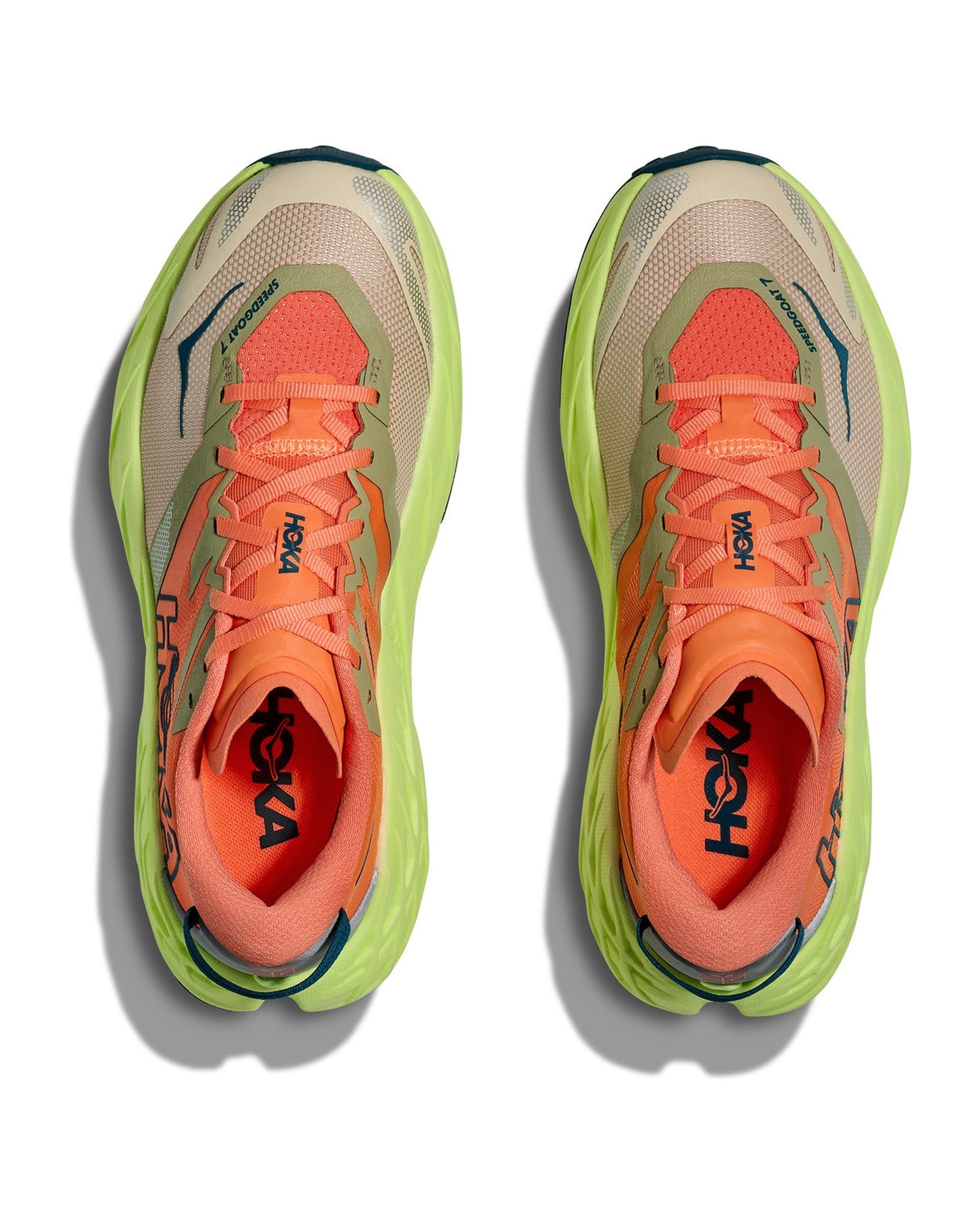 HOKA Speedgoat 7 'Persimmon/Neon Yuzu'