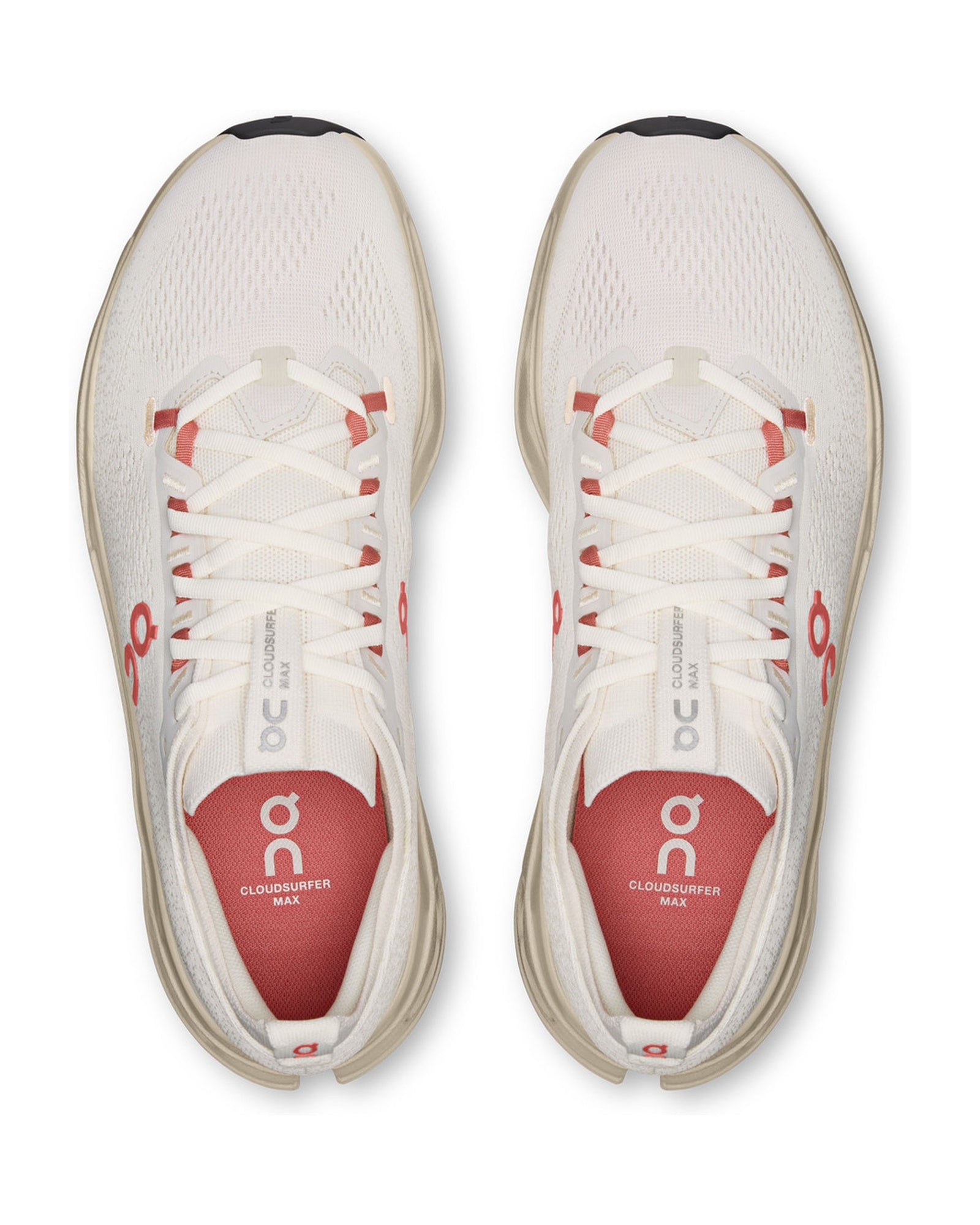 On Cloudsurfer Max 'Ivory/Dustrose' Running Shoes