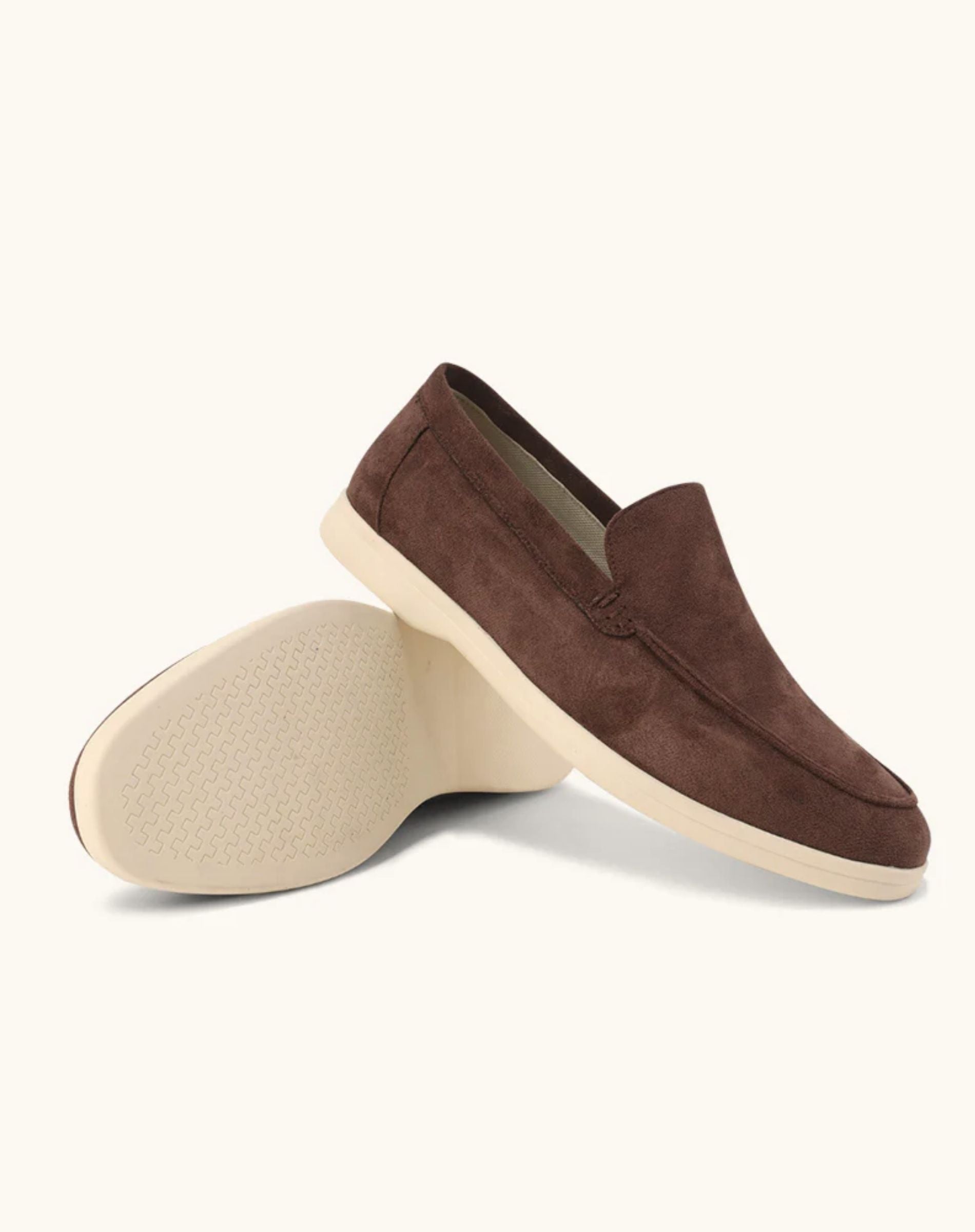 Men's Suede Loafers Classic Slip On Dress Shoes