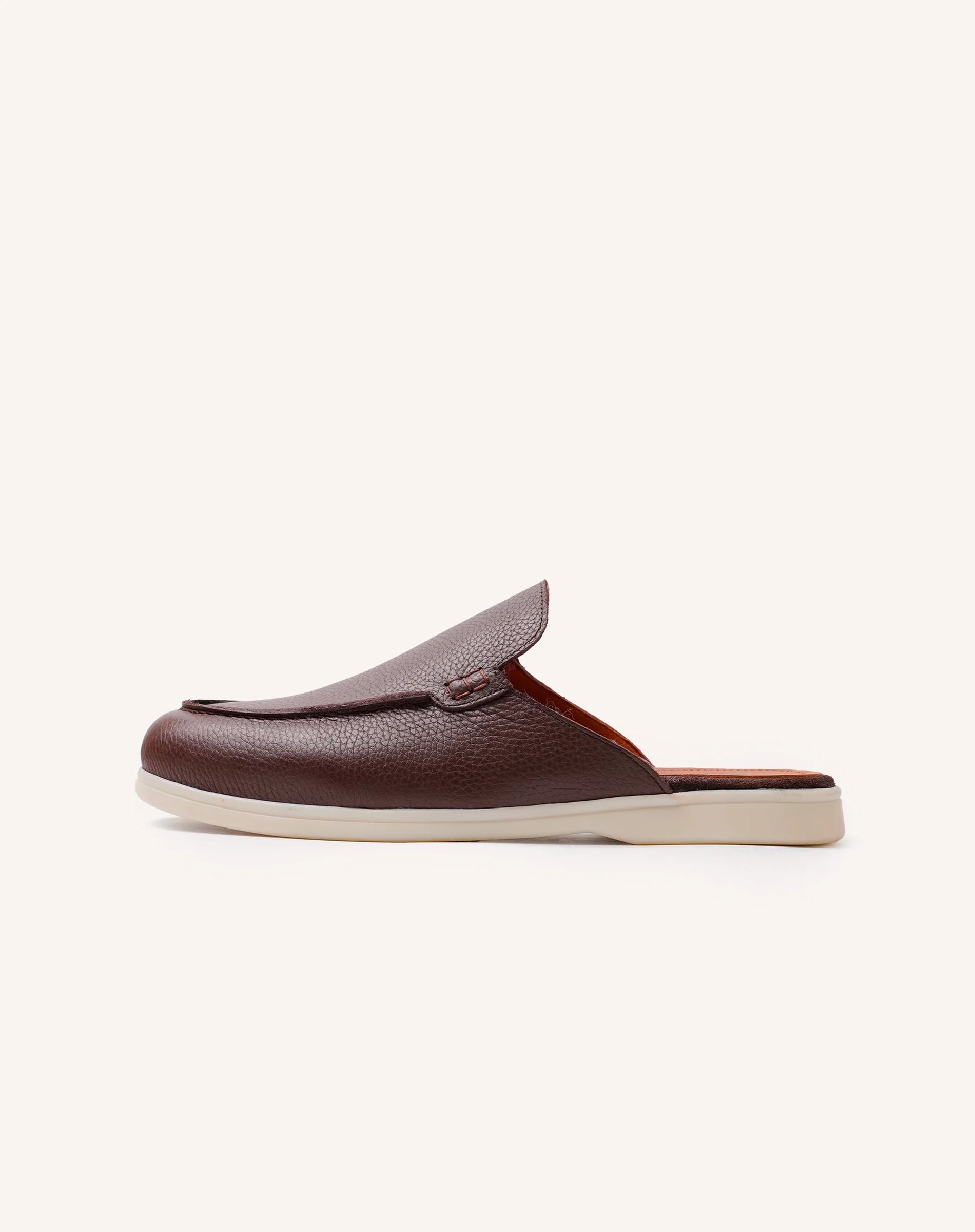 Men Backless Loafer Slippers Slip On Mule Shoes