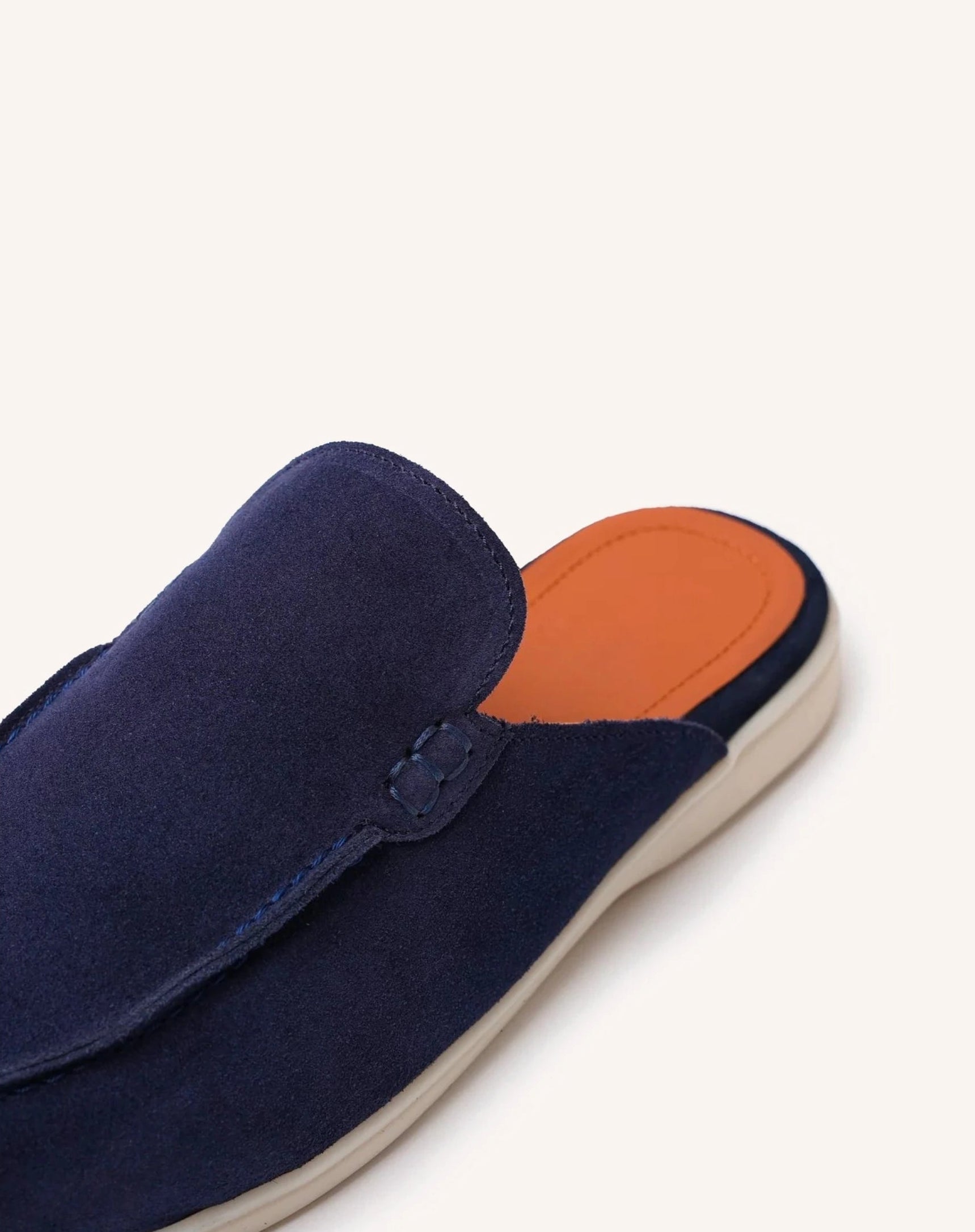 Men Suede Backless Loafer Slippers Casual Mule Shoes