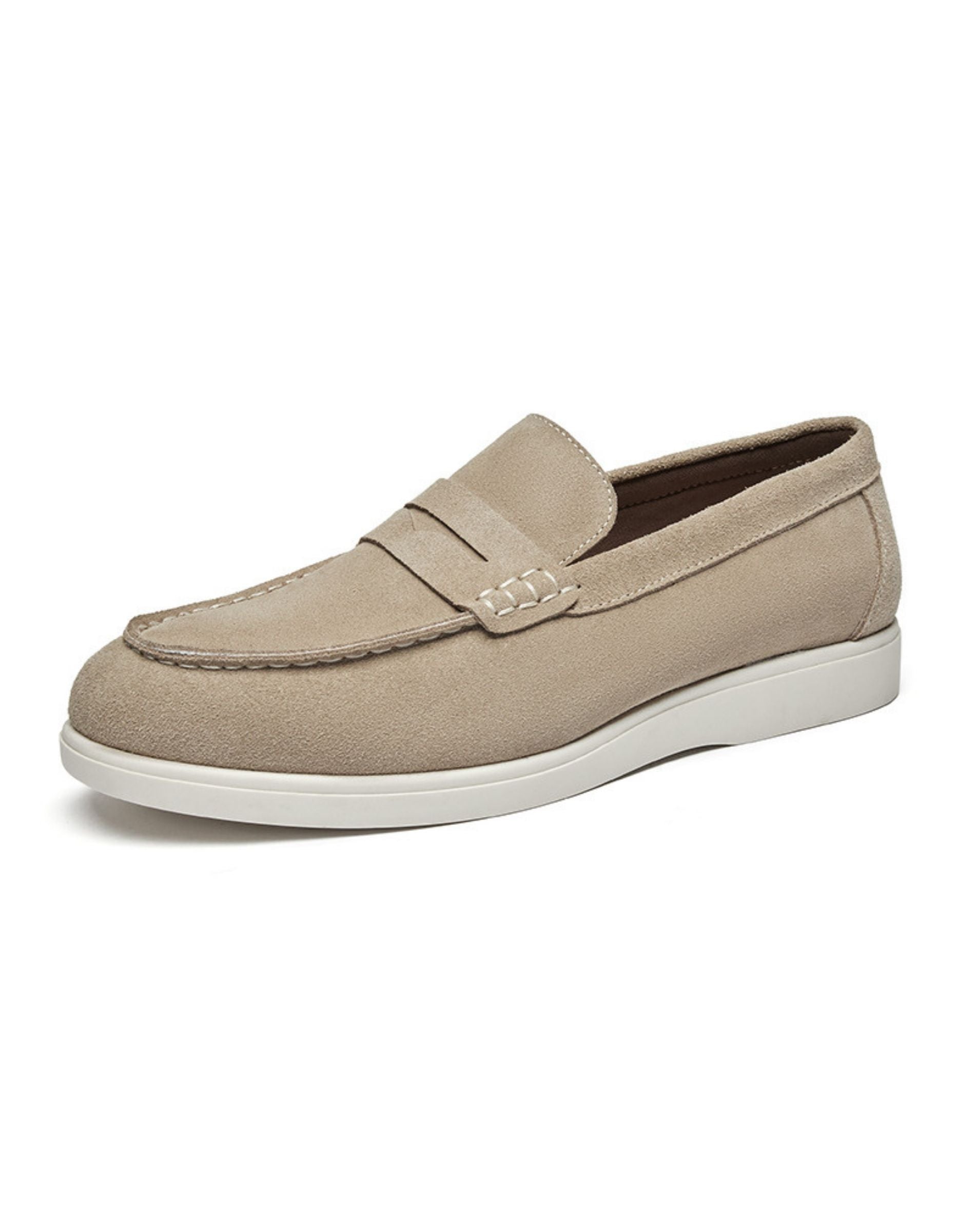 Men’s Suede Penny Loafers Slip On Casual Shoes