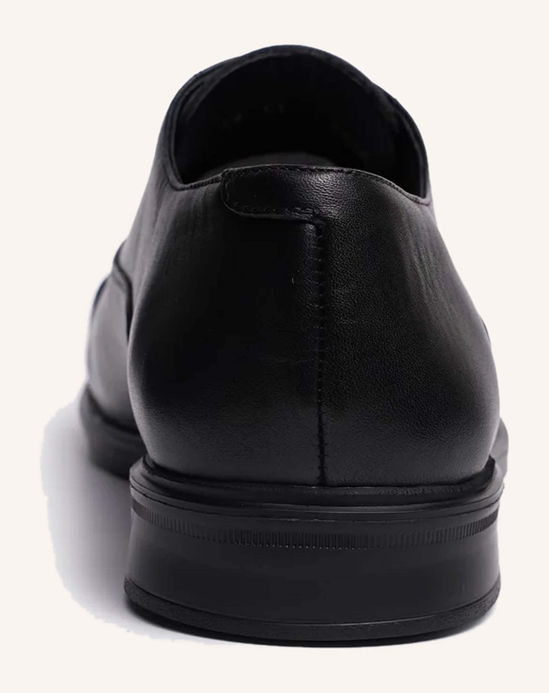 Men Black Oxford Dress Shoes Cap Toe Formal Shoes