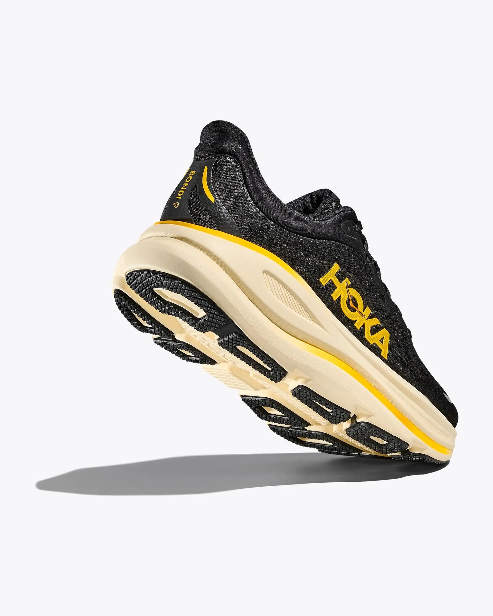 HOKA Bondi 9 'Carbon Black/Yellow Gold'