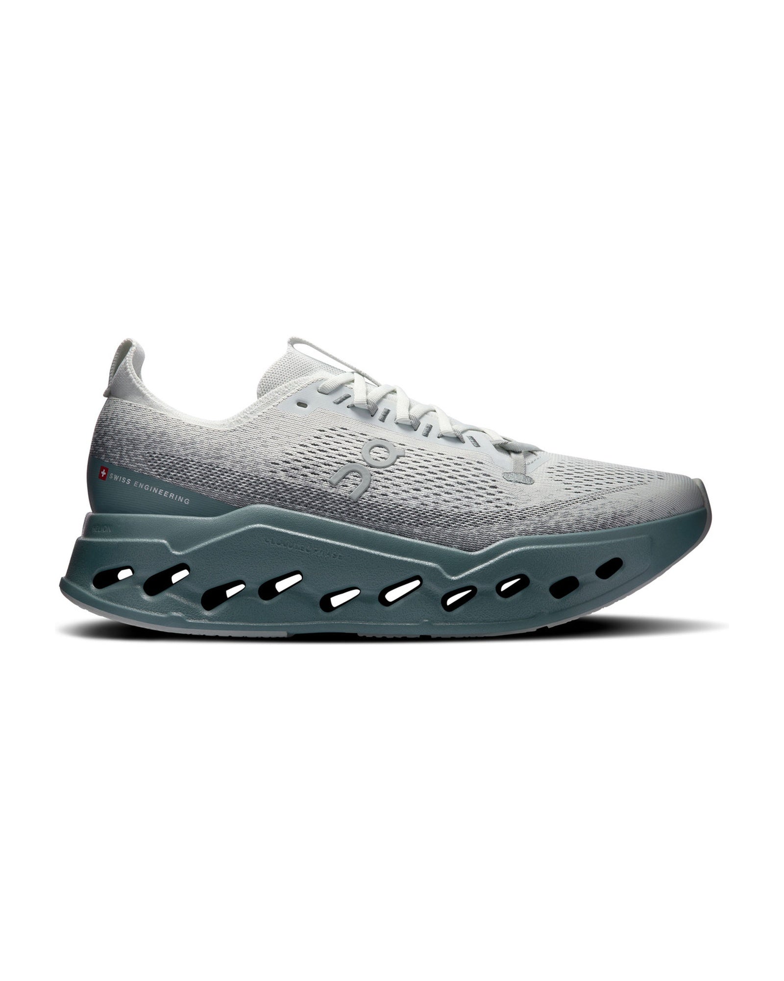 On Cloudsurfer Max 'Iceberg/Olive' Running Shoes