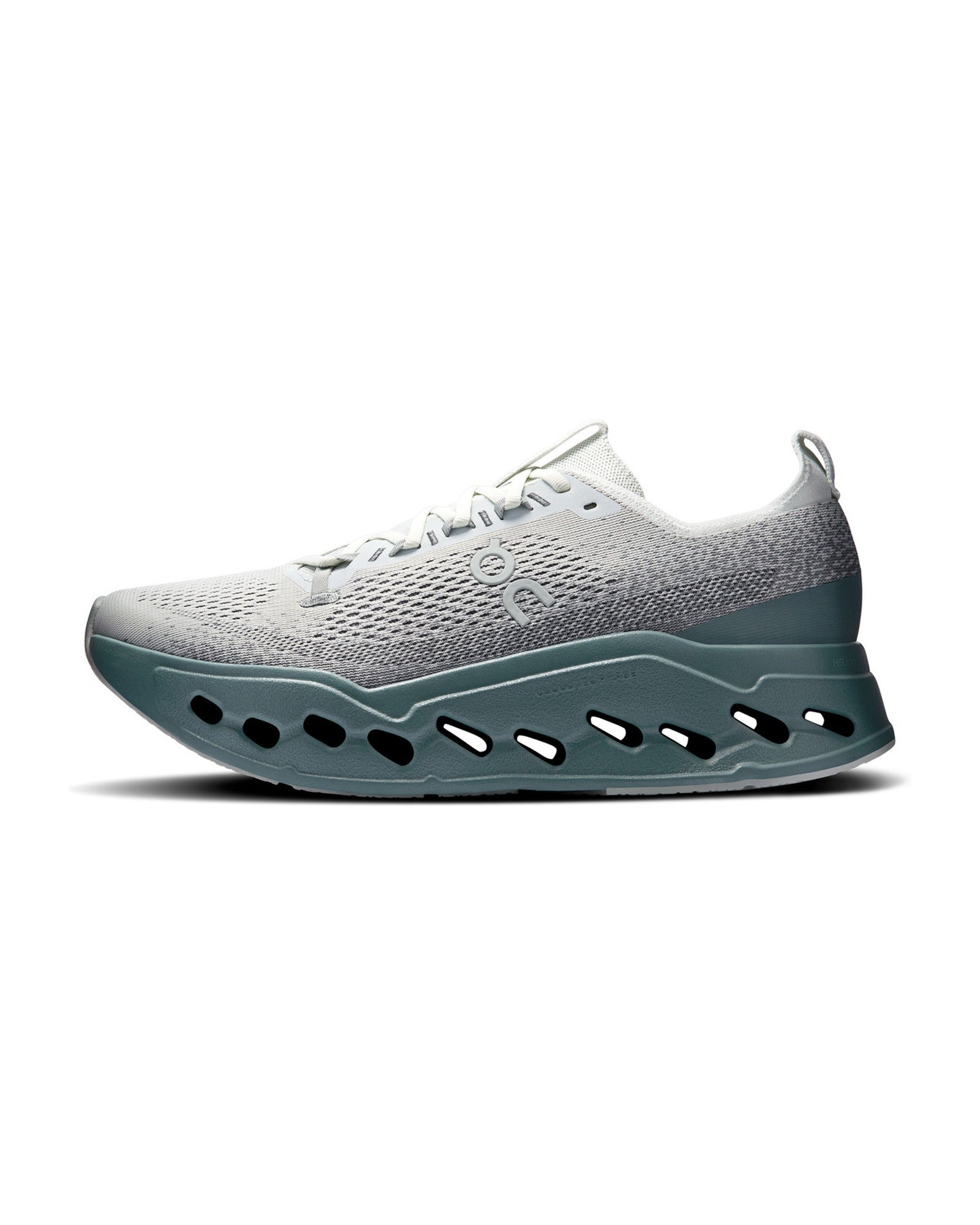On Cloudsurfer Max 'Iceberg/Olive' Running Shoes