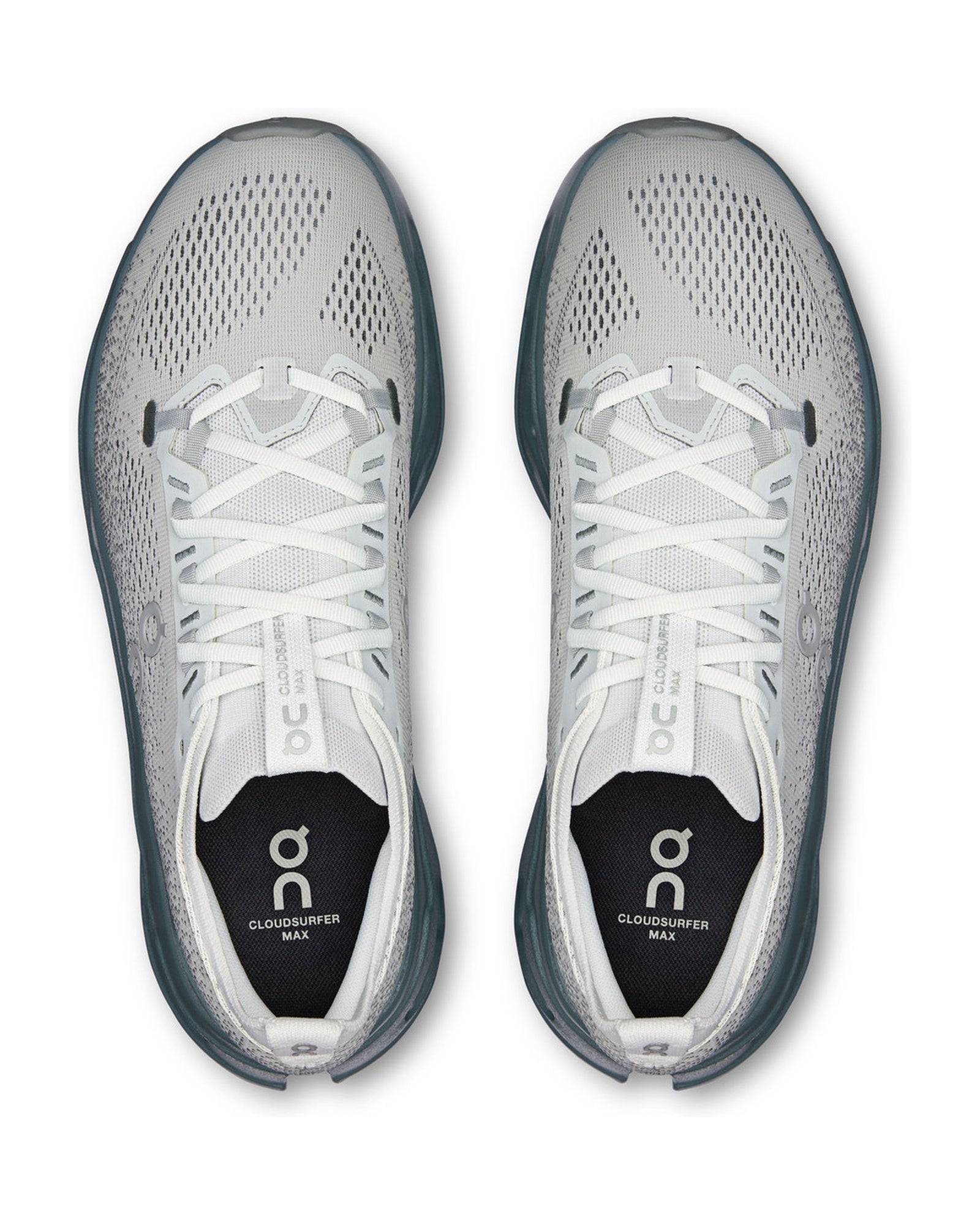 On Cloudsurfer Max 'Iceberg/Olive' Running Shoes