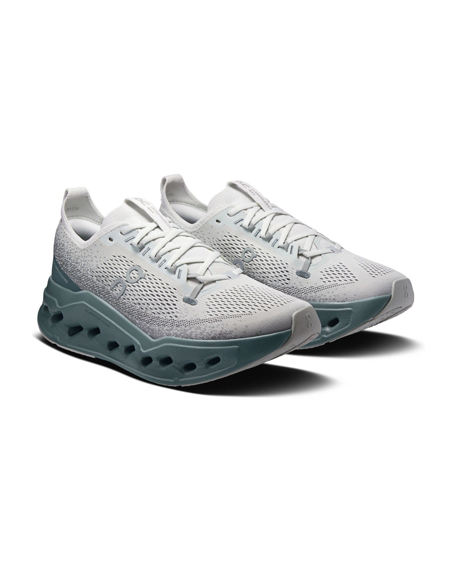 On Cloudsurfer Max 'Iceberg/Olive' Running Shoes