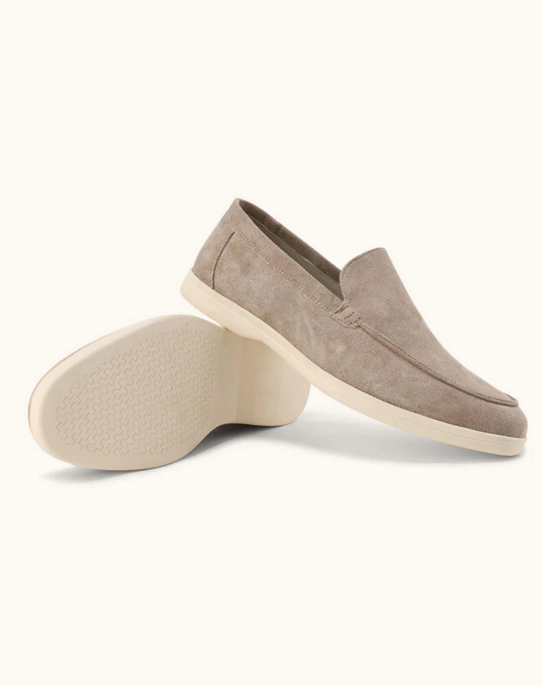 Men's Suede Loafers Classic Slip On Dress Shoes