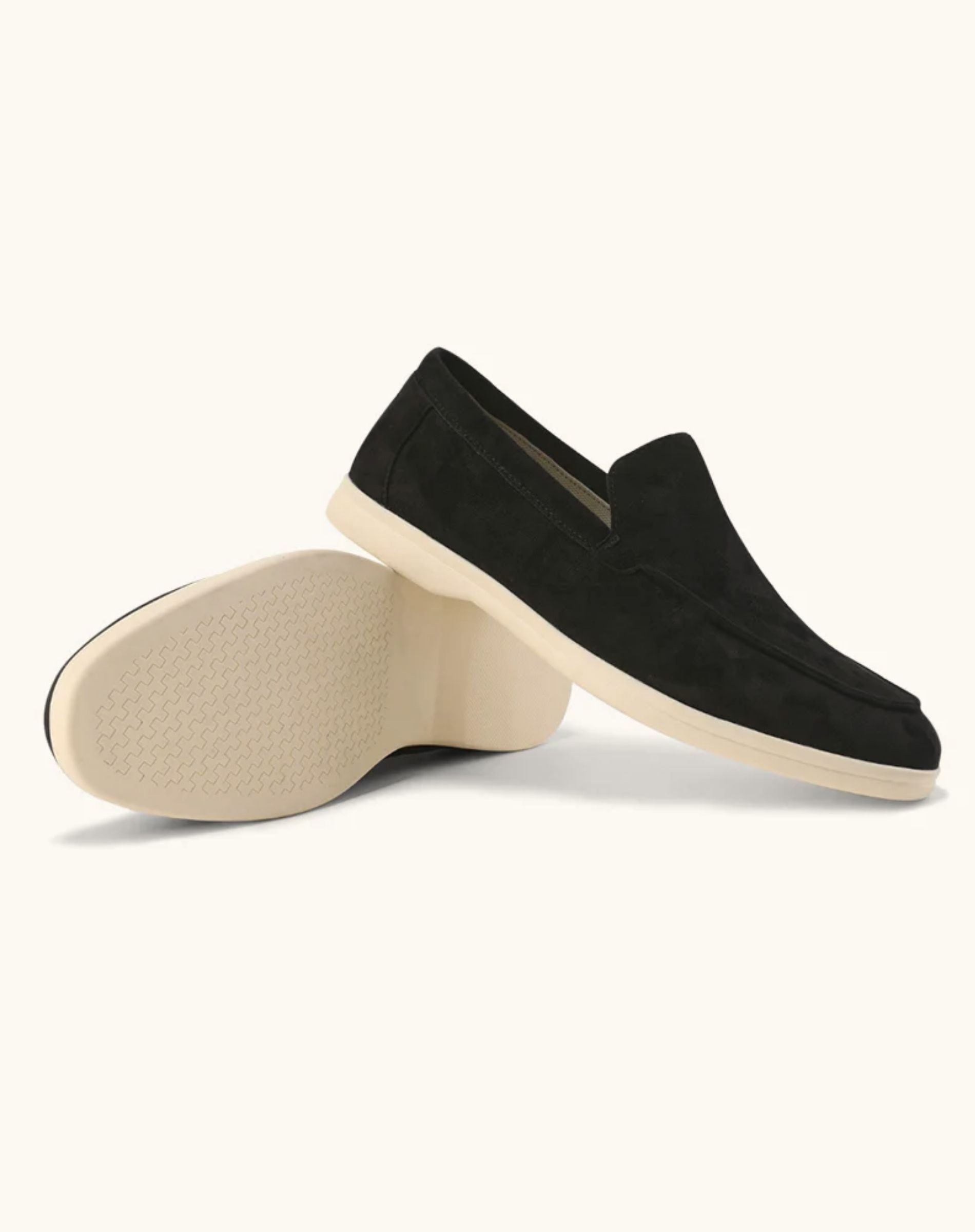 Men's Suede Loafers Classic Slip On Dress Shoes