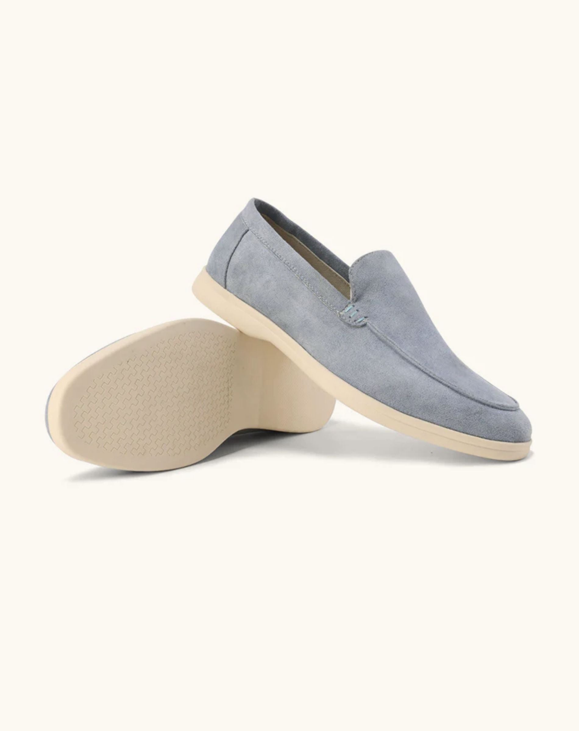 Men's Suede Loafers Classic Slip On Dress Shoes
