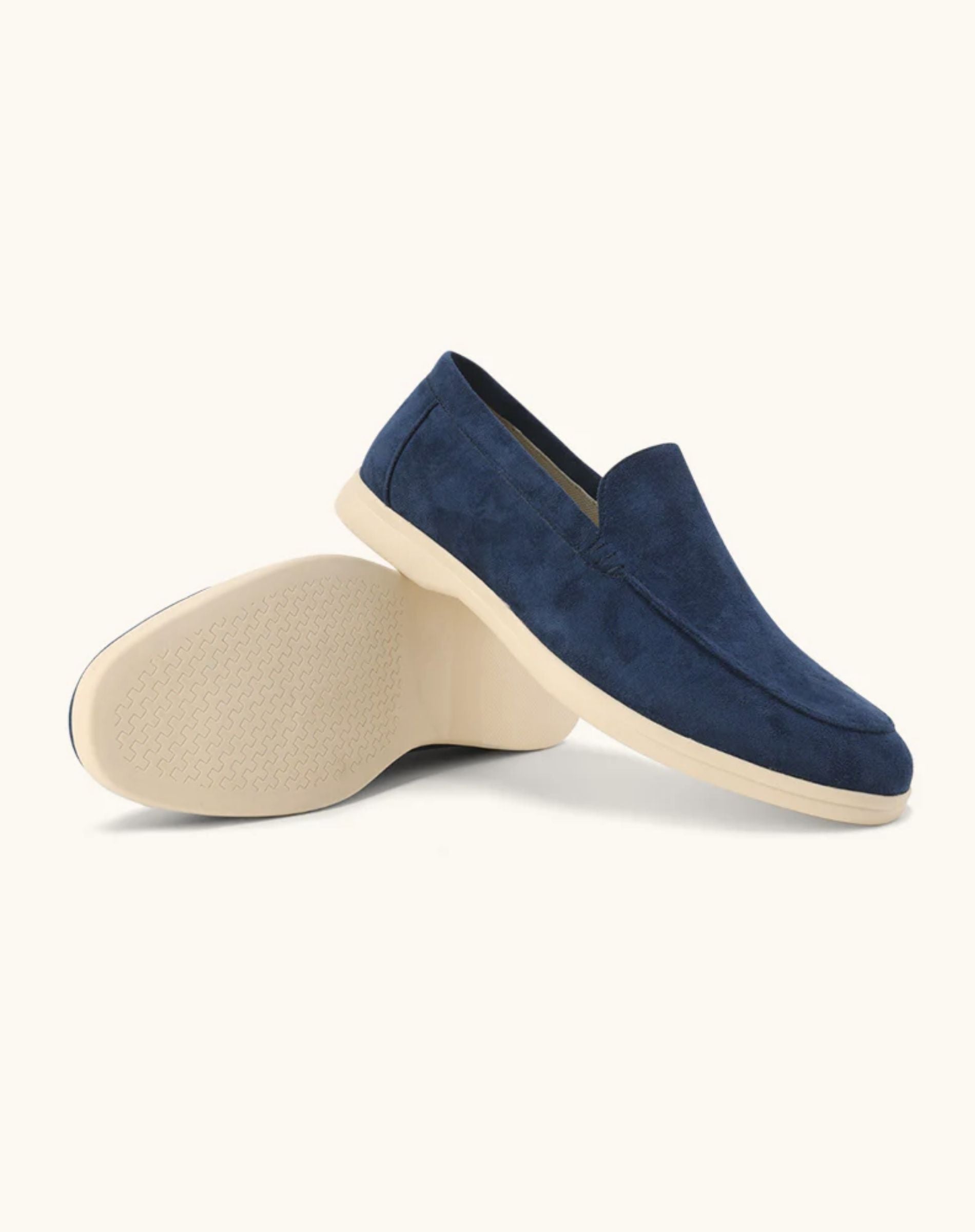 Men's Suede Loafers Classic Slip On Dress Shoes