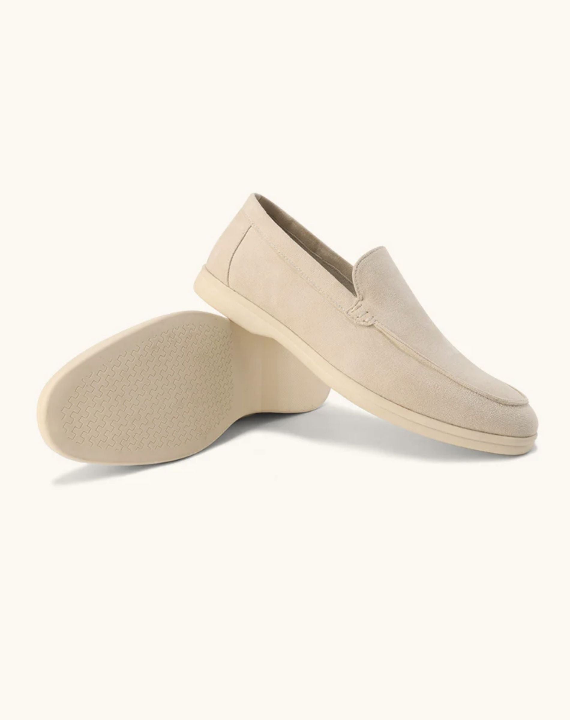Men's Suede Loafers Classic Slip On Dress Shoes
