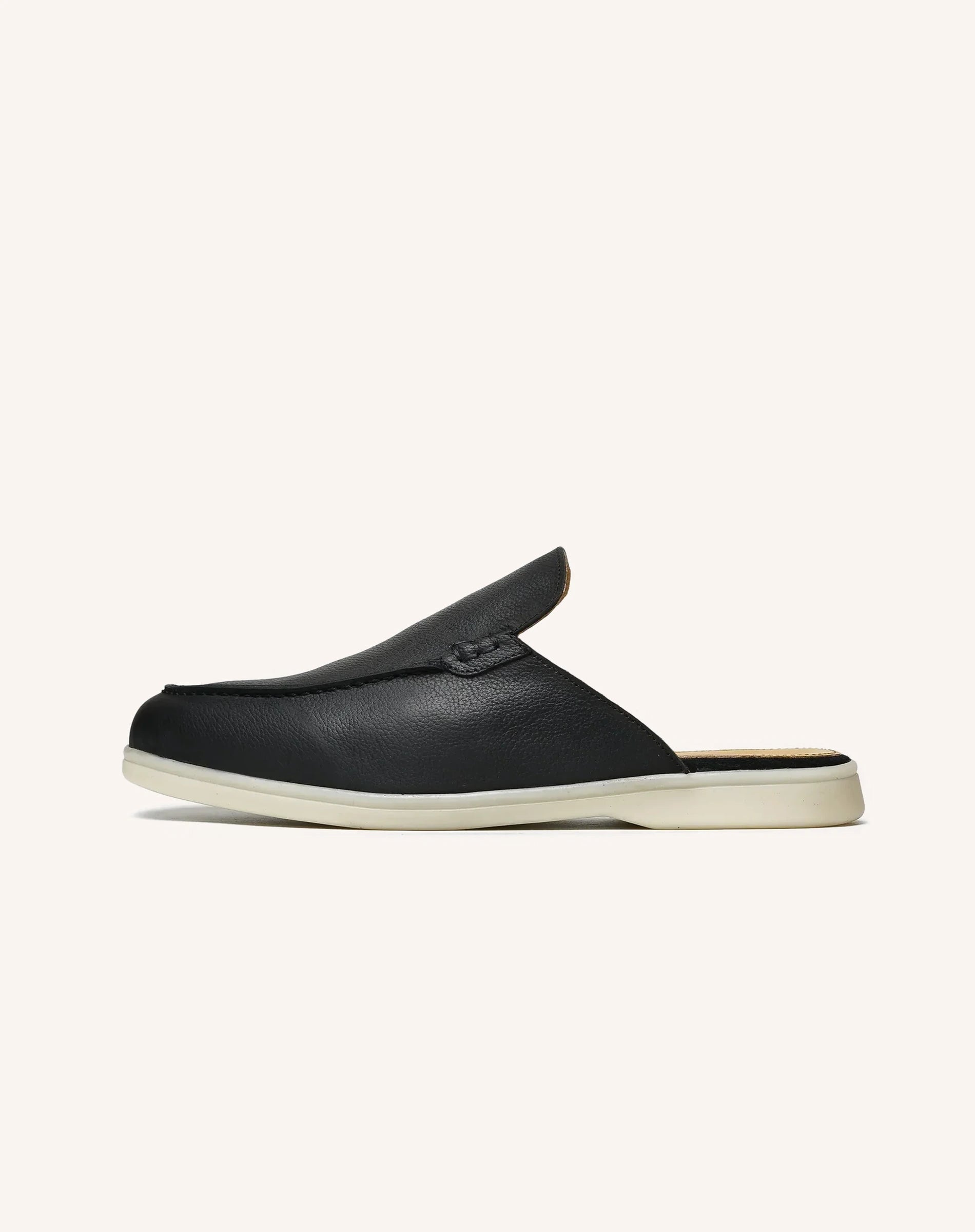 Men Backless Loafer Slippers Slip On Mule Shoes