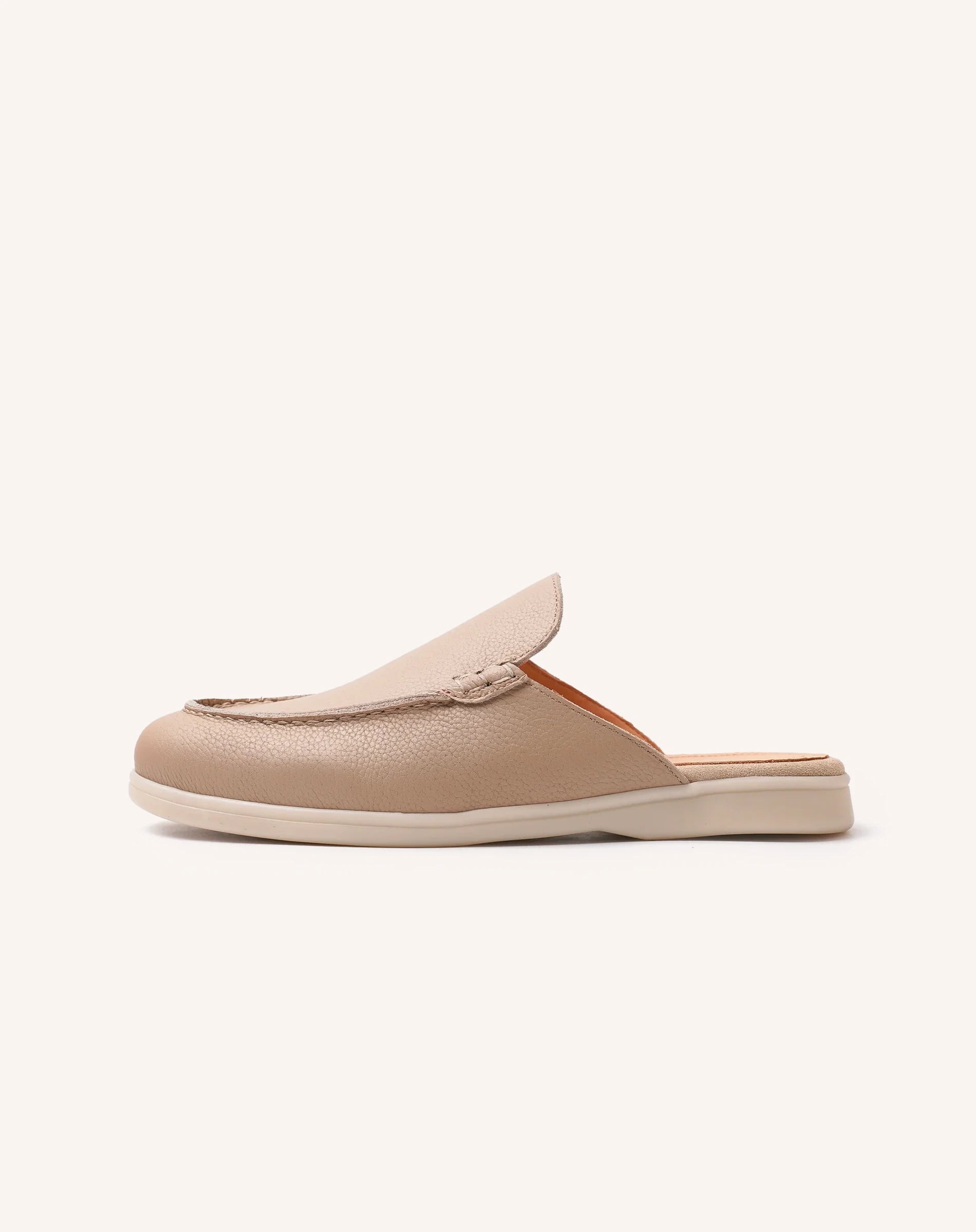 Men Backless Loafer Slippers Slip On Mule Shoes