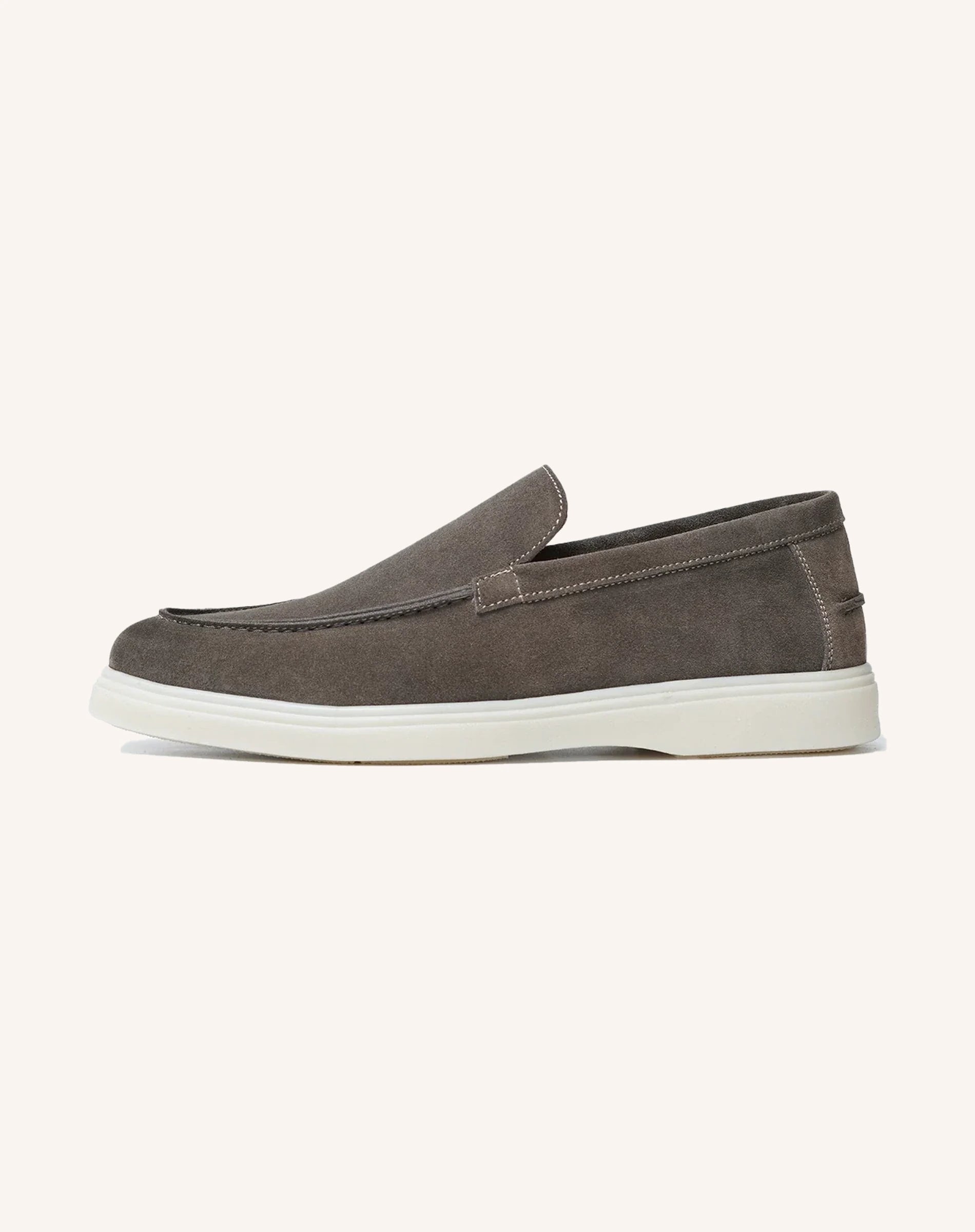 Men Suede Slip On Loafers