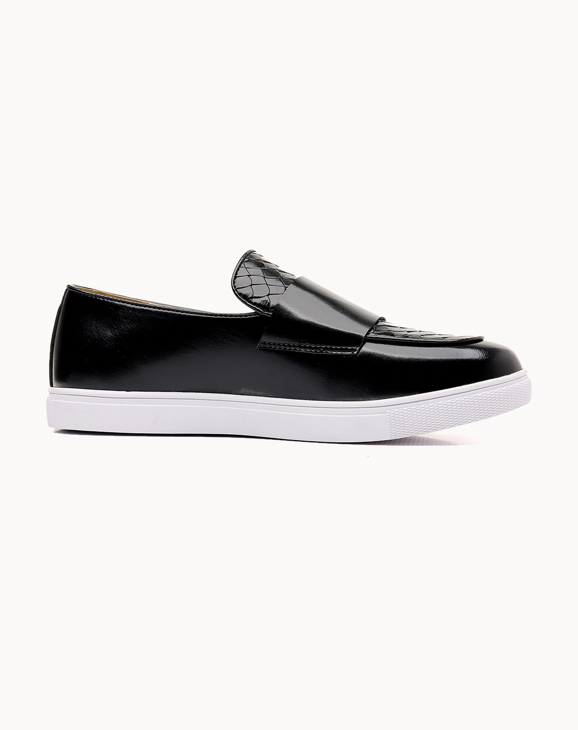 Cow Leather Double Monk Strap Loafers